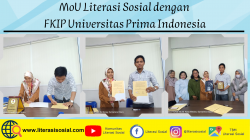 Pendatanganan MoU dan Kerjasama Literasi Sosial dengan Fakultas Keguruan Ilmu Pendidikan Universitas Prima Indonesia Tahun 2022